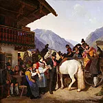 Каспар Давид Фридрих - День святого Леонарда в Фишхаузене-на-Шлирзе в Баварии