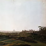 Франсиско Хосе де Гойя-и-Лусьентес - Вид Рима с юго-востока