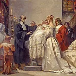 Фриц фон Уде - Крещение сына Фридриха Вильгельма Бранденбургского в Спаренбурге