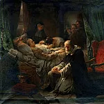 Адольф фон Менцель - Смерть Марии Медичи