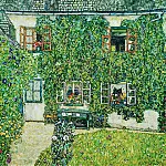 House in Weissenbach of Attersee Lake, Gustav Klimt