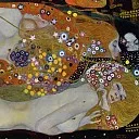 Gustav Klimt - Water Serpents II