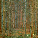 Сосновый лес, Густав Климт