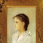 Emilie Floge at the age of seventeen, Gustav Klimt