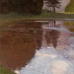 Tranquil Pond , Gustav Klimt