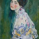 Portrait of a Young Woman, Gustav Klimt