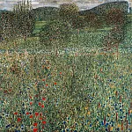 Orchard or Field of flowers, Gustav Klimt