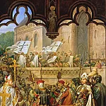 Въезд великого магистра Зигфрида фон Фейхтвангена с рыцарями Тевтонского ордена в замок Мальборк