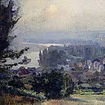 Альбер-Шарль Лебур - Вид на Ветёй, 1897