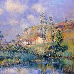 Albert-Charles Lebourg - The Pond at Eysies