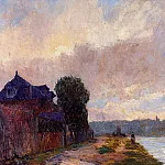 Albert-Charles Lebourg - Tugboat on the Seine Downstream from Rouen