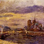 Albert-Charles Lebourg - Paris the Seine and Notre Dame