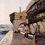 Albert-Charles Lebourg - The Quay de lAmiraute in Algiers