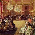 Eugene-Louis Lami - Concert in the Galerie des Guise at Chateau d’Eu, 4th September 1843