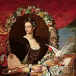 Eugene-Louis Lami - Francisca Caroline de Braganca (1824-1898) Princess of Joinville