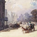 Eugene-Louis Lami - A Carriage in a London Street