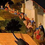 Фра Филиппо Липпи - Поклонение волхвов, фрагмент, ок.1445