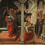 Fra Filippo Lippi - Lippi The Annunciation, 1440, tempera on wood, Martelli Chap