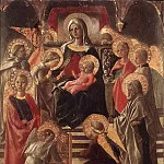 Fra Filippo Lippi - Madonna And Child Enthroned With Saints