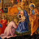 Фра Филиппо Липпи - Поклонение волхвов, ок.1445