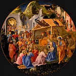 Fra Filippo Lippi - The Adoration of the Magi, c.1445, tempera on panel, 