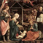 Fra Filippo Lippi - Adoration Of The Child With Saints 1460 65