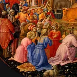 Фра Филиппо Липпи - Поклонение волхвов, фрагмент , ок.1445
