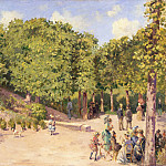 The Town Park in Pontoise, Camille Pissarro
