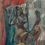 Эрмитаж ~ часть 9 - Пикассо, Пабло - Женщина с мандолиной