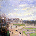 Tuileries gardens, Camille Pissarro