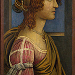 A Lady in Profile, Alessandro Botticelli