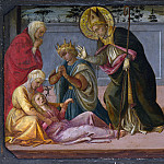 Святой Зенон воскрешает дочь императора Галлиена, Фра Филиппо Липпи