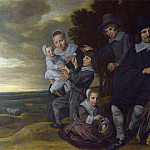 A Family Group in a Landscape, Frans Hals