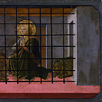 Святой Мамант, брошенный в клетку со львами, Фра Филиппо Липпи