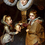 Family portrait of Jan Brueghel the Elder, Jan Brueghel The Elder