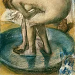 Metropolitan Museum: part 2 - Edgar Degas - Woman Bathing in a Shallow Tub