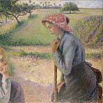 Two Young Peasant Women, Camille Pissarro
