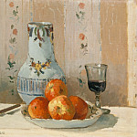 Still Life with Apples and Pitcher, Camille Pissarro