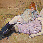 The Sofa, Henri De Toulouse-Lautrec
