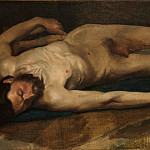 Male Nude, Edgar Degas