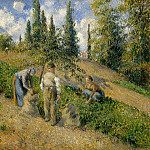 The Harvest, Pontoise (), Camille Pissarro