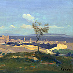 Avignon from the West, Jean-Baptiste-Camille Corot