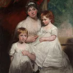 Музей Метрополитен: часть 4 - Джон Хоппнер - Миссис Джон Гарден (Энн Гарден, 1769-1842) и её дети, Джон (1796-1854) и Энн Маргарет (р. 1793)