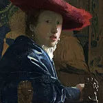National Gallery of Art (Washington) - Johannes Vermeer - Girl with the Red Hat