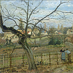 The Fence, Camille Pissarro