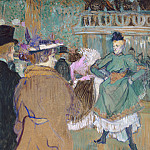Quadrille at the Moulin Rouge, Henri De Toulouse-Lautrec