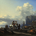 View of an Italian Port, Nicolaes (Claes Pietersz.) Berchem