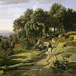 A View near Volterra, Jean-Baptiste-Camille Corot