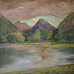 National Gallery of Art (Washington) - John La Farge - The Entrance to the Tautira River, Tahiti
