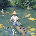 Skiffs, Gustave Caillebotte
